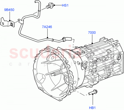 Part Diagram for Land Rover TRC500013