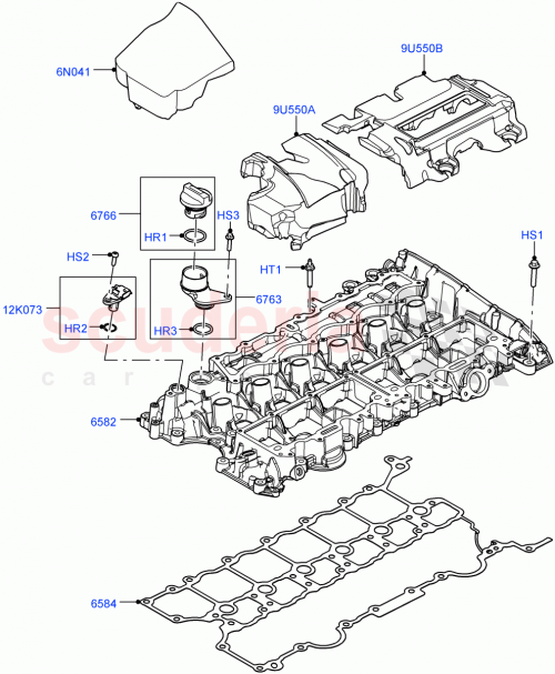 Part Diagram for Land Rover LR124520