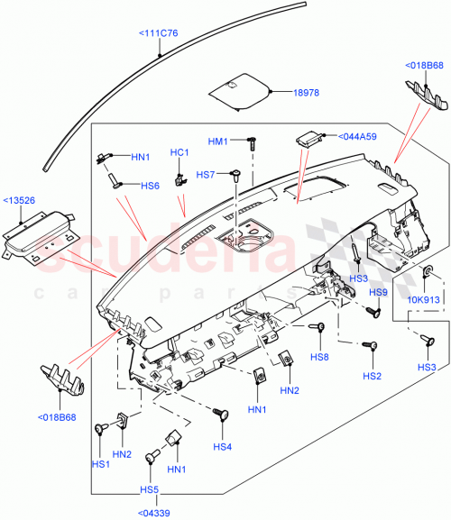 Part Diagram for Land Rover LR077472