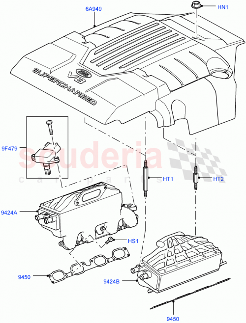 Part Diagram for Land Rover 4628230