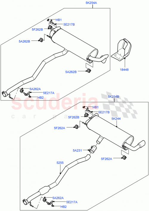 Part Diagram for Land Rover LR052731
