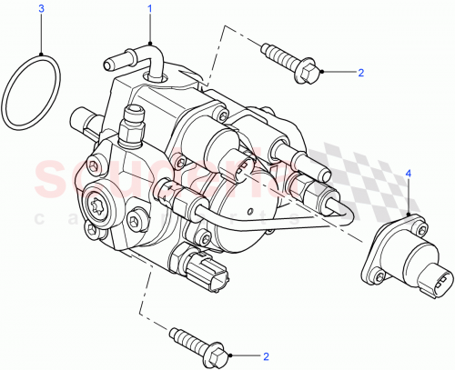 Part Diagram for Land Rover LR004363