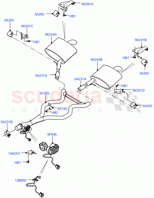 Part Diagram for Land Rover LR063031