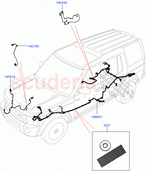 Part Diagram for Land Rover LR021137