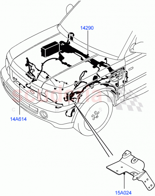 Part Diagram for Land Rover LR051895