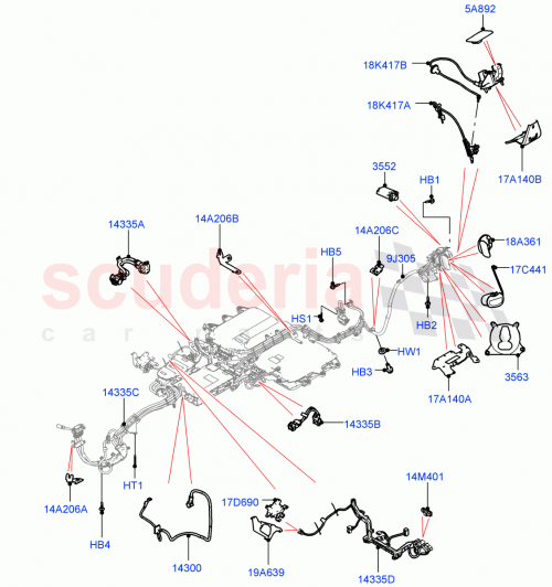 Part Diagram for Land Rover LR156722