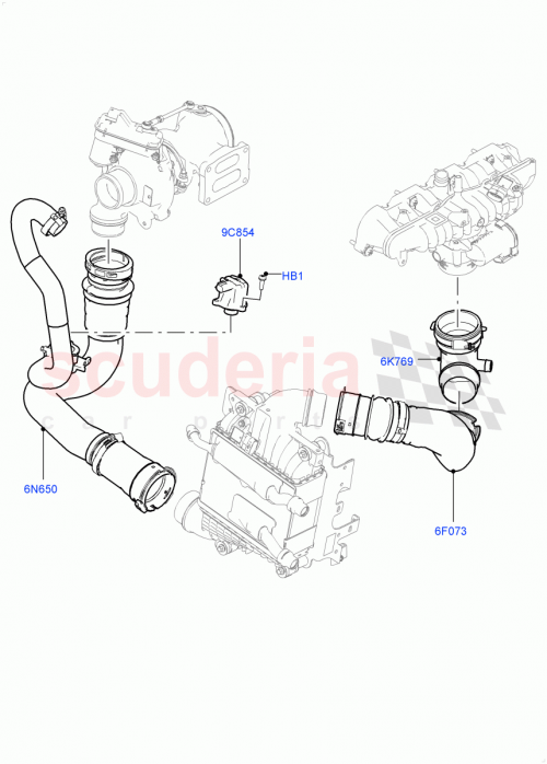 Part Diagram for Land Rover LR100460