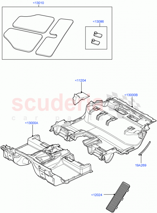 Part Diagram for Land Rover LR029101