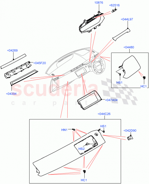 Part Diagram for Land Rover LR134719