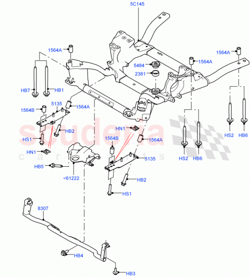 Part Diagram for Land Rover LR124637