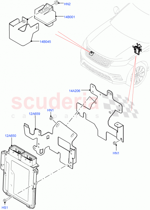 Part Diagram for Land Rover LR098528