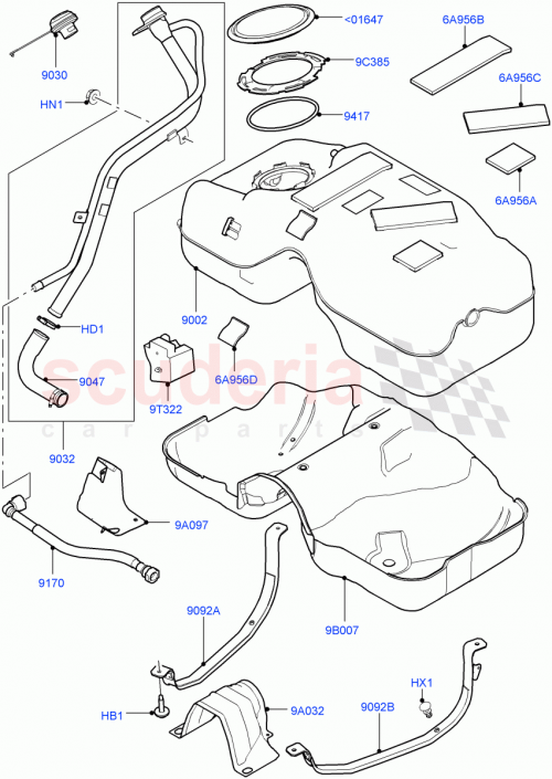Part Diagram for Land Rover LR060827