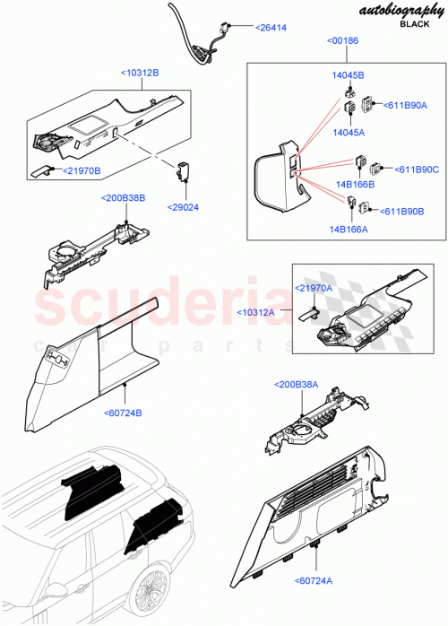 Part Diagram for Land Rover LR109010