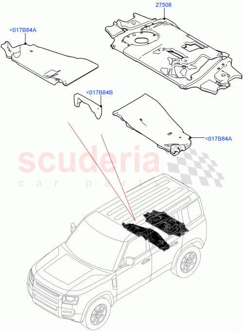 Part Diagram for Land Rover LR137210