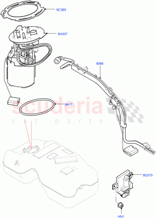 Part Diagram for Land Rover LR065230