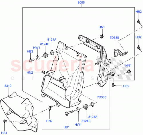 Part Diagram for Land Rover LR020386