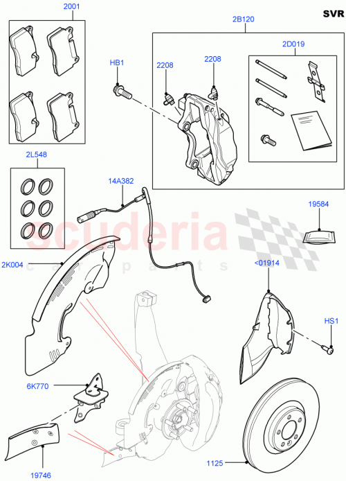 Part Diagram for Land Rover LR063287