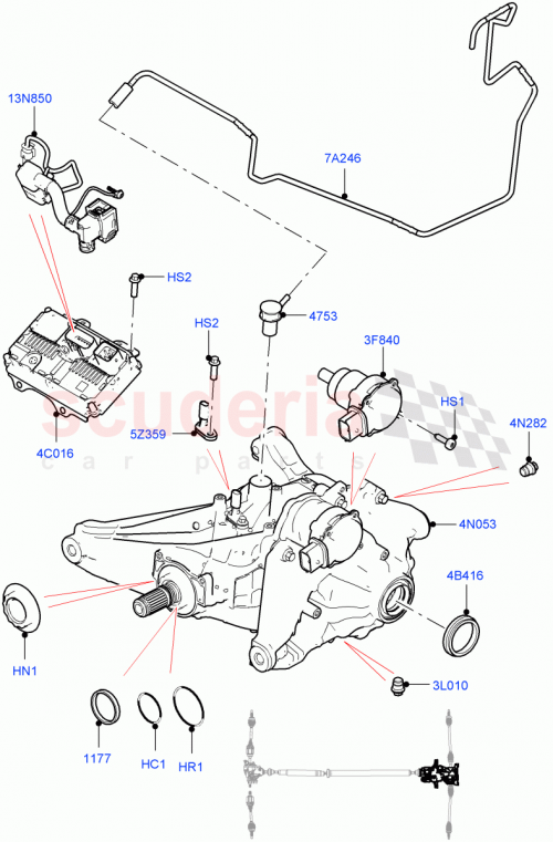Part Diagram for Land Rover LR118240