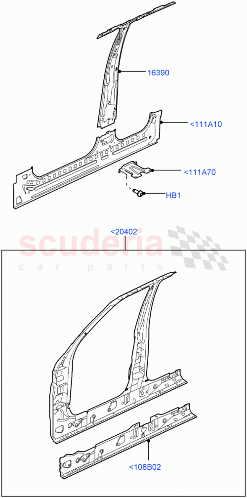 Part Diagram for Land Rover LR017414
