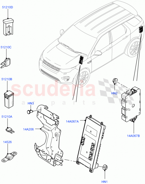 Part Diagram for Land Rover LR078832