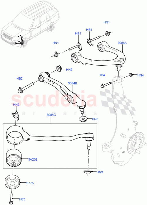 Part Diagram for Land Rover LR034221