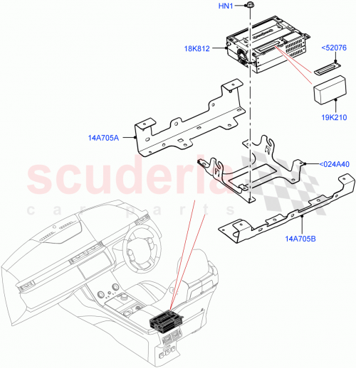 Part Diagram for Land Rover LR141237