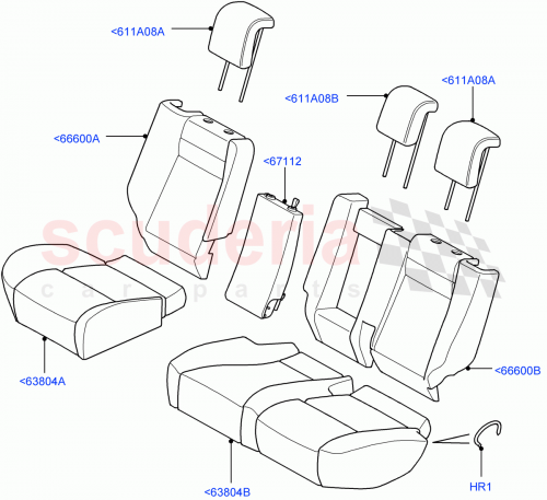Part Diagram for Land Rover HLJ500340SBB