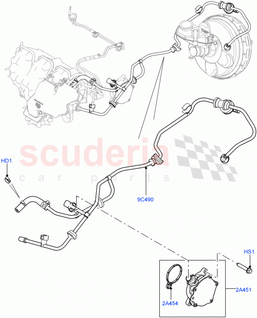 Part Diagram for Land Rover LR057830