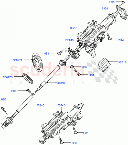 Part Diagram for Land Rover QMB501180