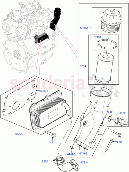 Part Diagram for Land Rover LR162134