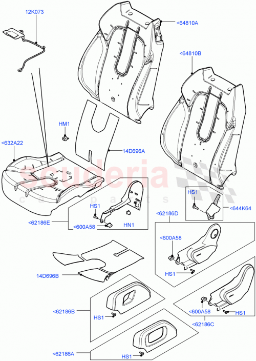 Part Diagram for Land Rover LR056907