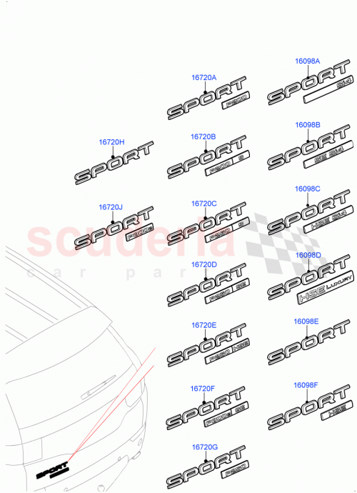 Part Diagram for Land Rover LR127148