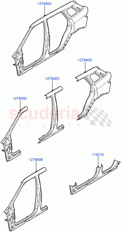 Part Diagram for Land Rover LR043003