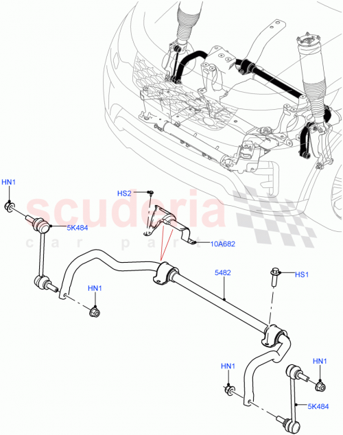Part Diagram for Land Rover LR130543