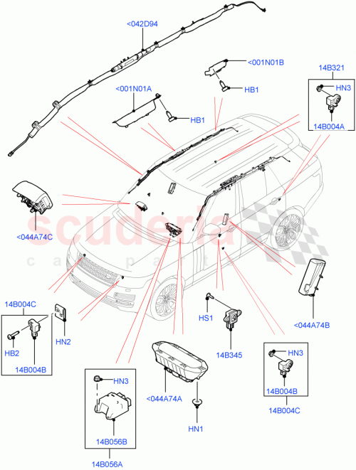 Part Diagram for Land Rover LR058826