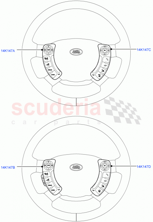 Part Diagram for Land Rover LR023197