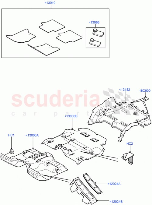 Part Diagram for Land Rover LR021475
