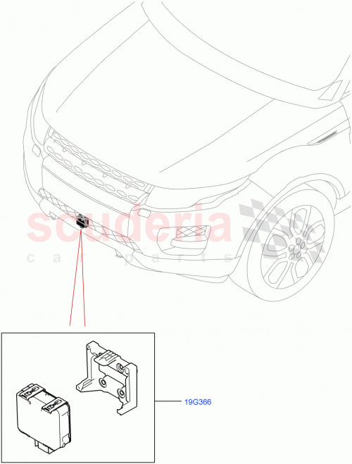 Part Diagram for Land Rover LR139908