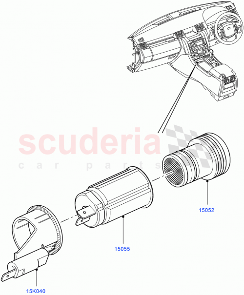 Part Diagram for Land Rover YXD500040