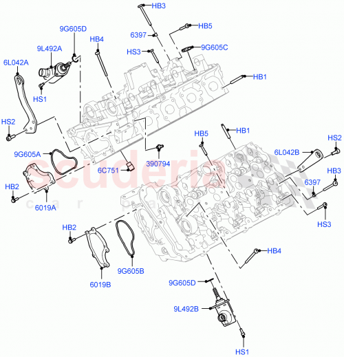 Part Diagram for Land Rover LR176308
