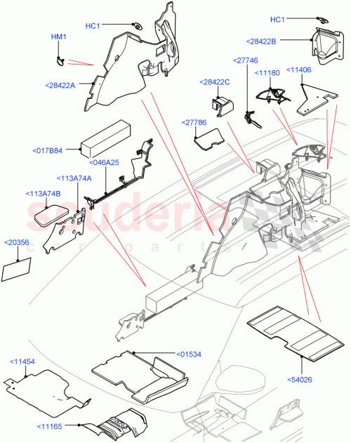 Part Diagram for Land Rover LR027063