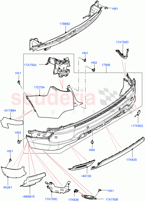 Part Diagram for Land Rover LR133509