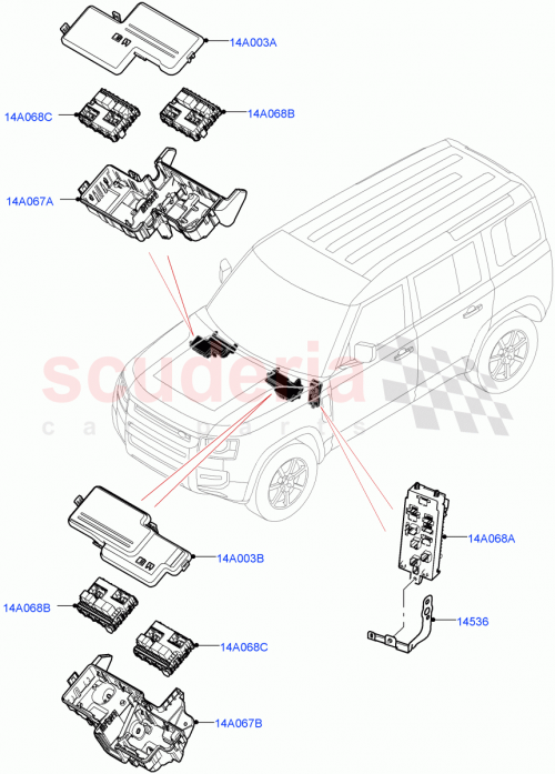 Part Diagram for Land Rover LR161310