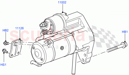 Part Diagram for Land Rover FB110151L