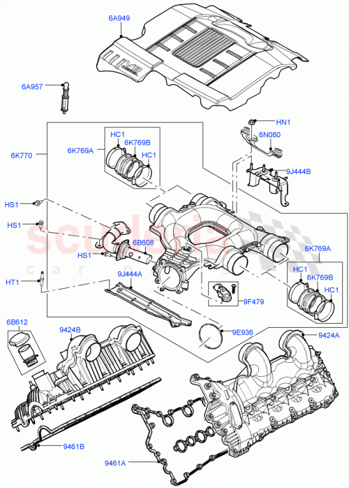 Part Diagram for Land Rover LR022743