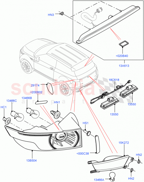 Part Diagram for Land Rover LR035132