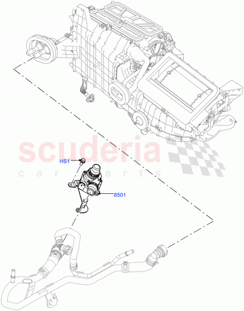 Part Diagram for Land Rover LR141670