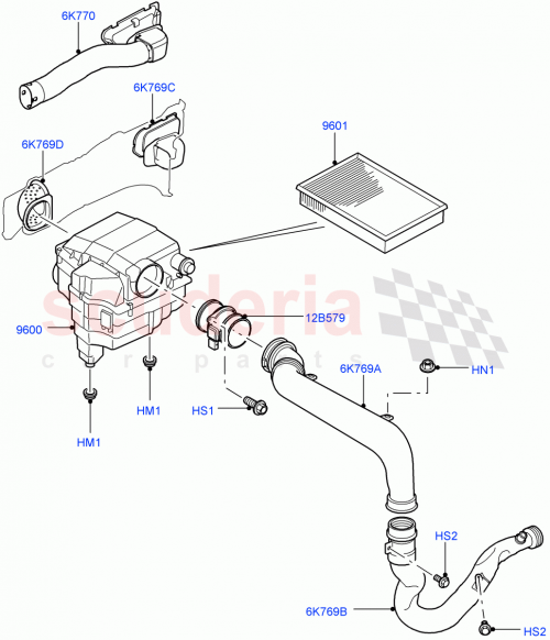 Part Diagram for Land Rover PHE000112
