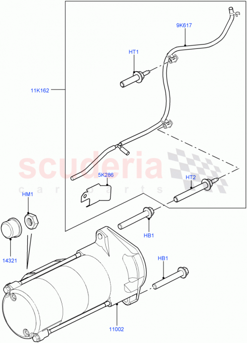 Part Diagram for Land Rover LR020525