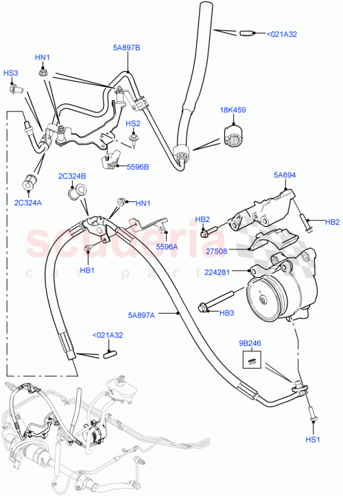 Part Diagram for Land Rover LR035504